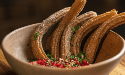 ¿Churros en nogada? Tarumba transformó ese delicioso postre