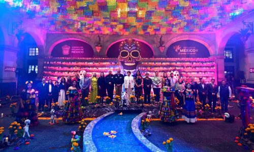 Invitan a visitar la Ofrenda Monumental de Día de Muertos en Palacio de Gobierno